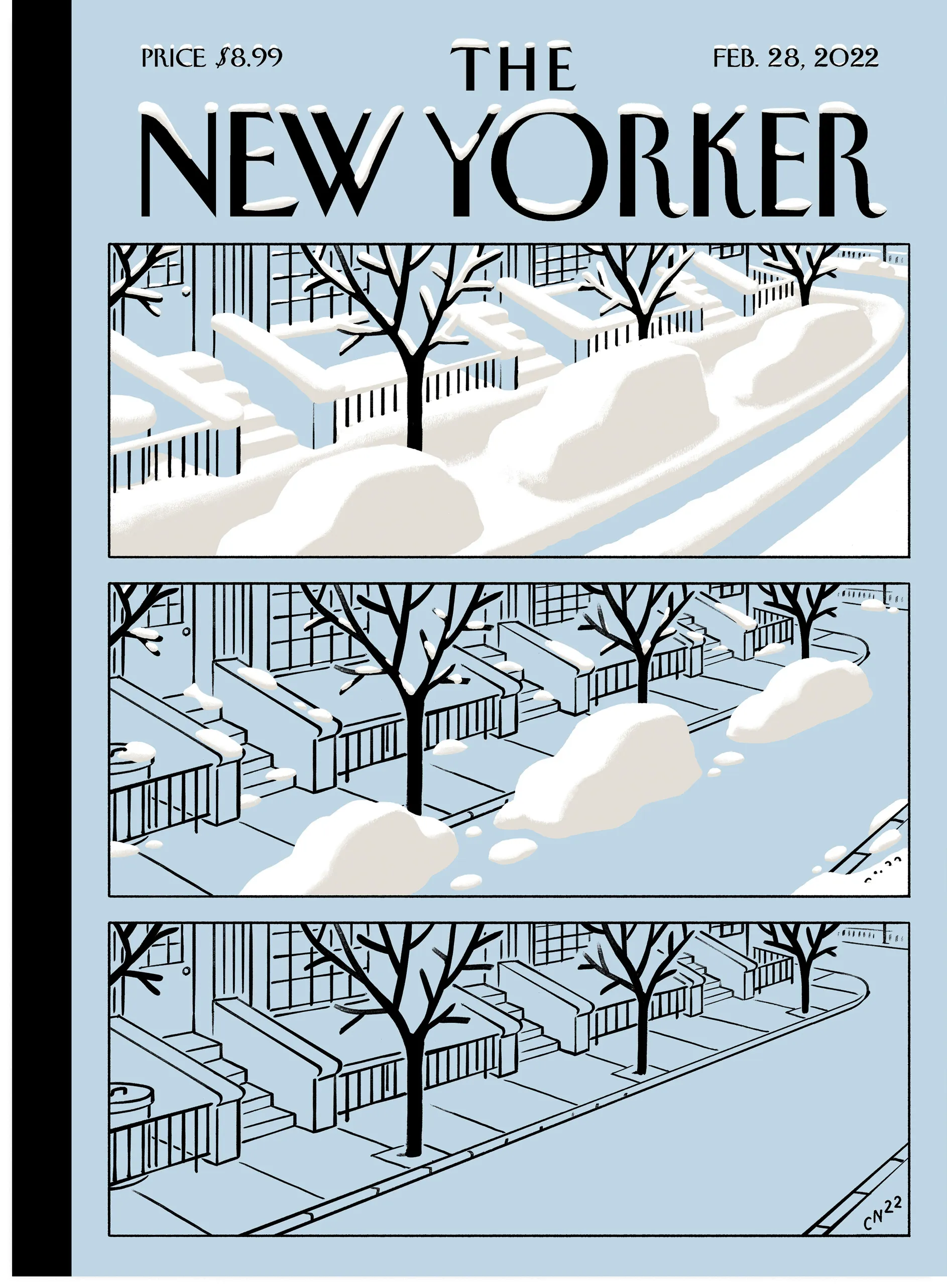 A New Yorker cover