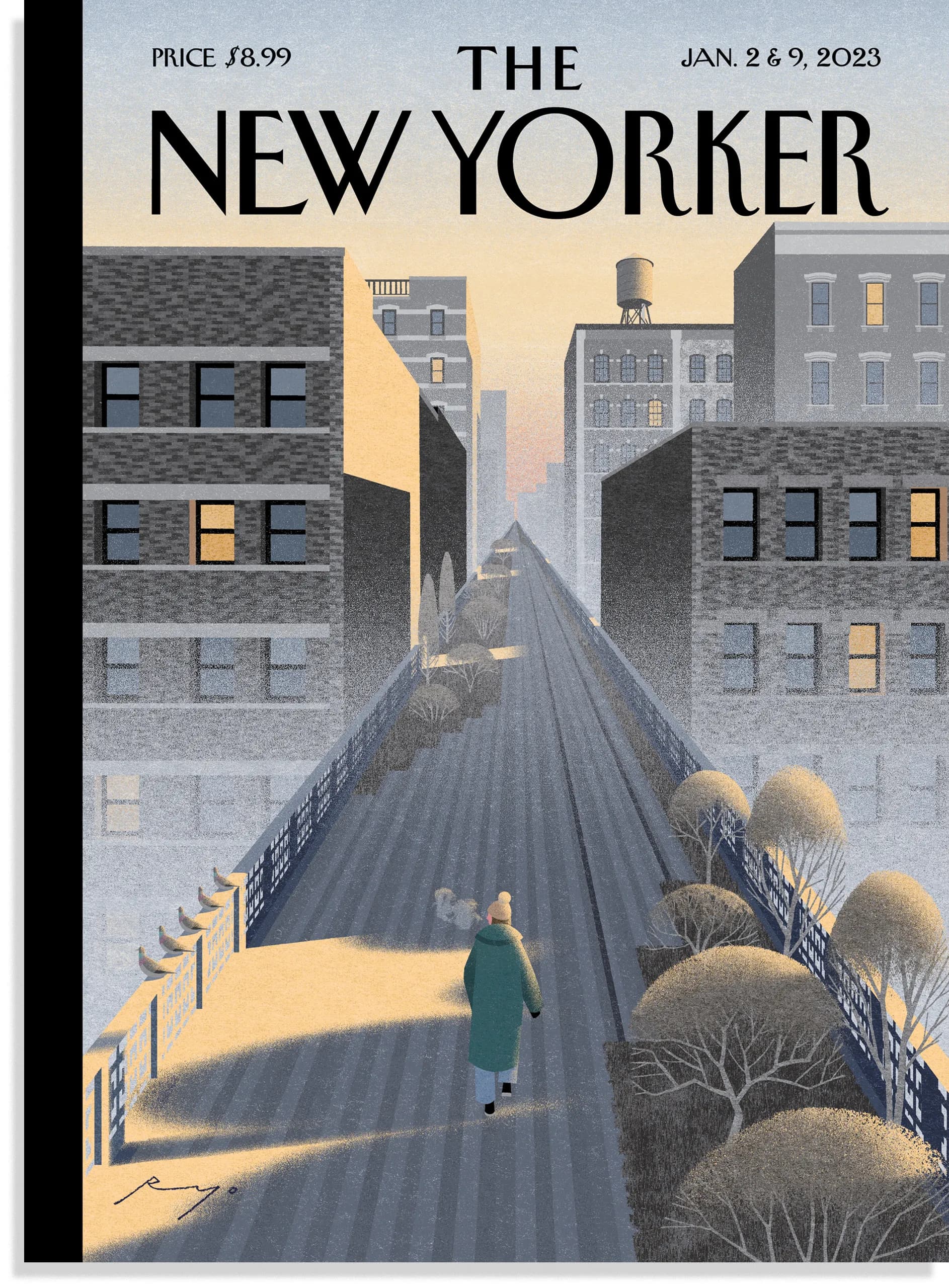 A New Yorker cover